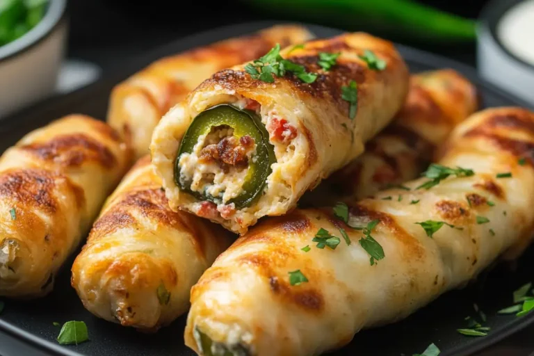 Air Fryer Jalapeño Popper Roll-Ups