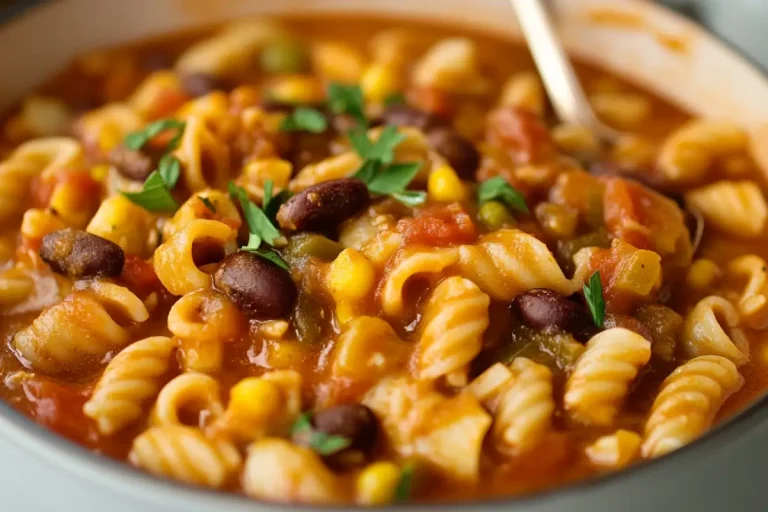taco pasta soup