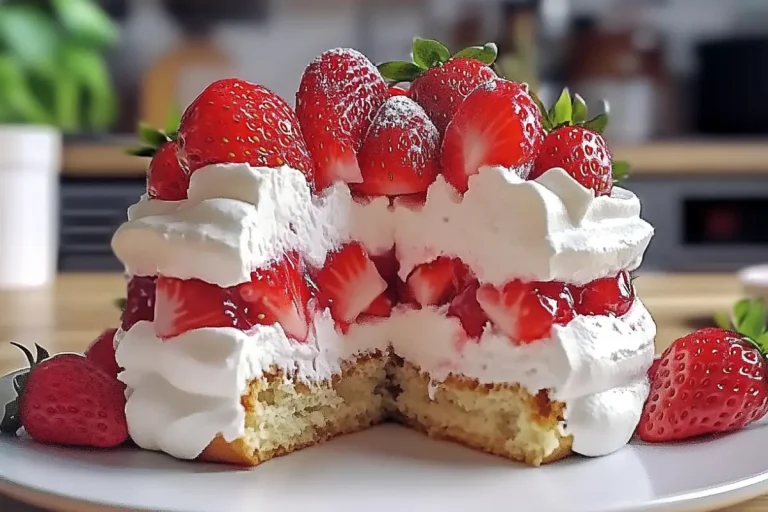 Strawberry Shortcake Cake