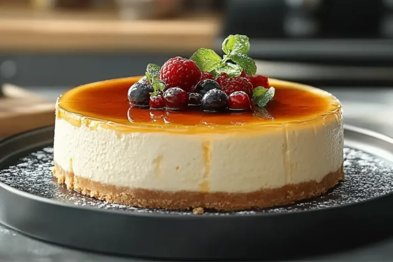Creamy Honey Cheesecake