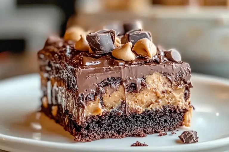 Decadent German Chocolate Poke Cake