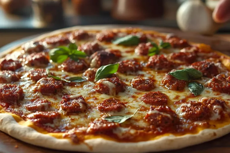 Spicy Chorizo Pizza