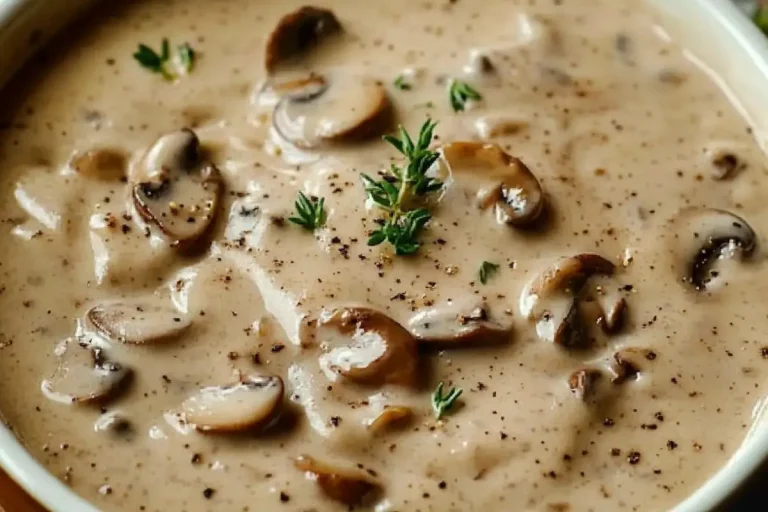 Creamy Mushroom Sauce Recip