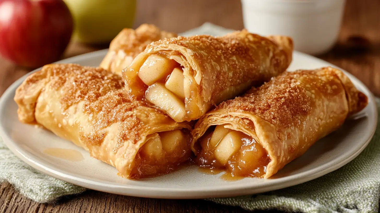Apple Pie Egg Rolls