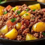 Ground Beef & Potato Skillet – A Hearty One-Pan Meal