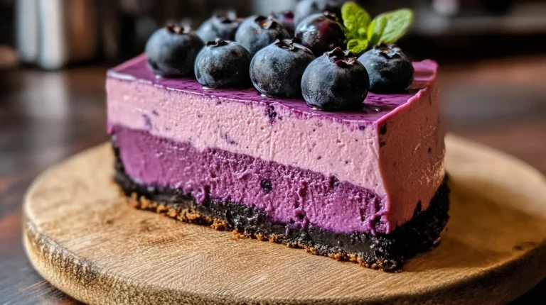 Blueberry Mousse Cheesecake