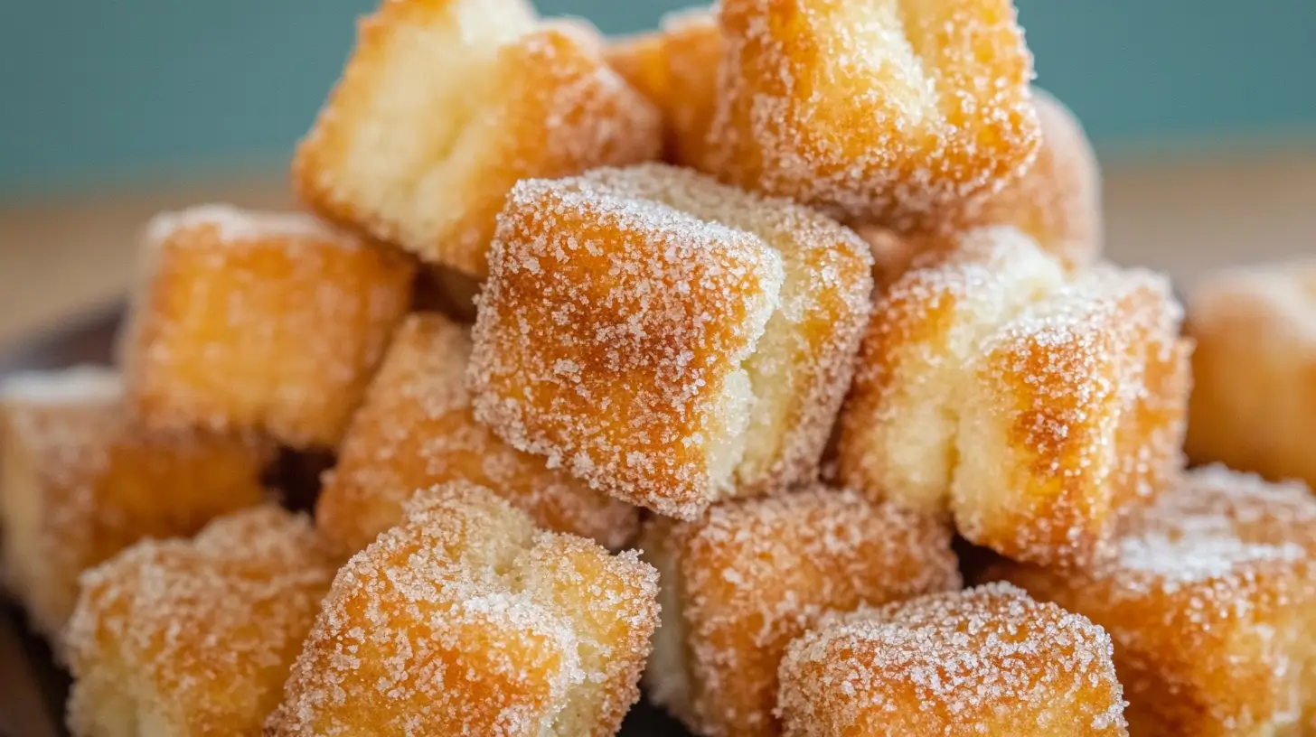 Angel Food Cake Churro Bites
