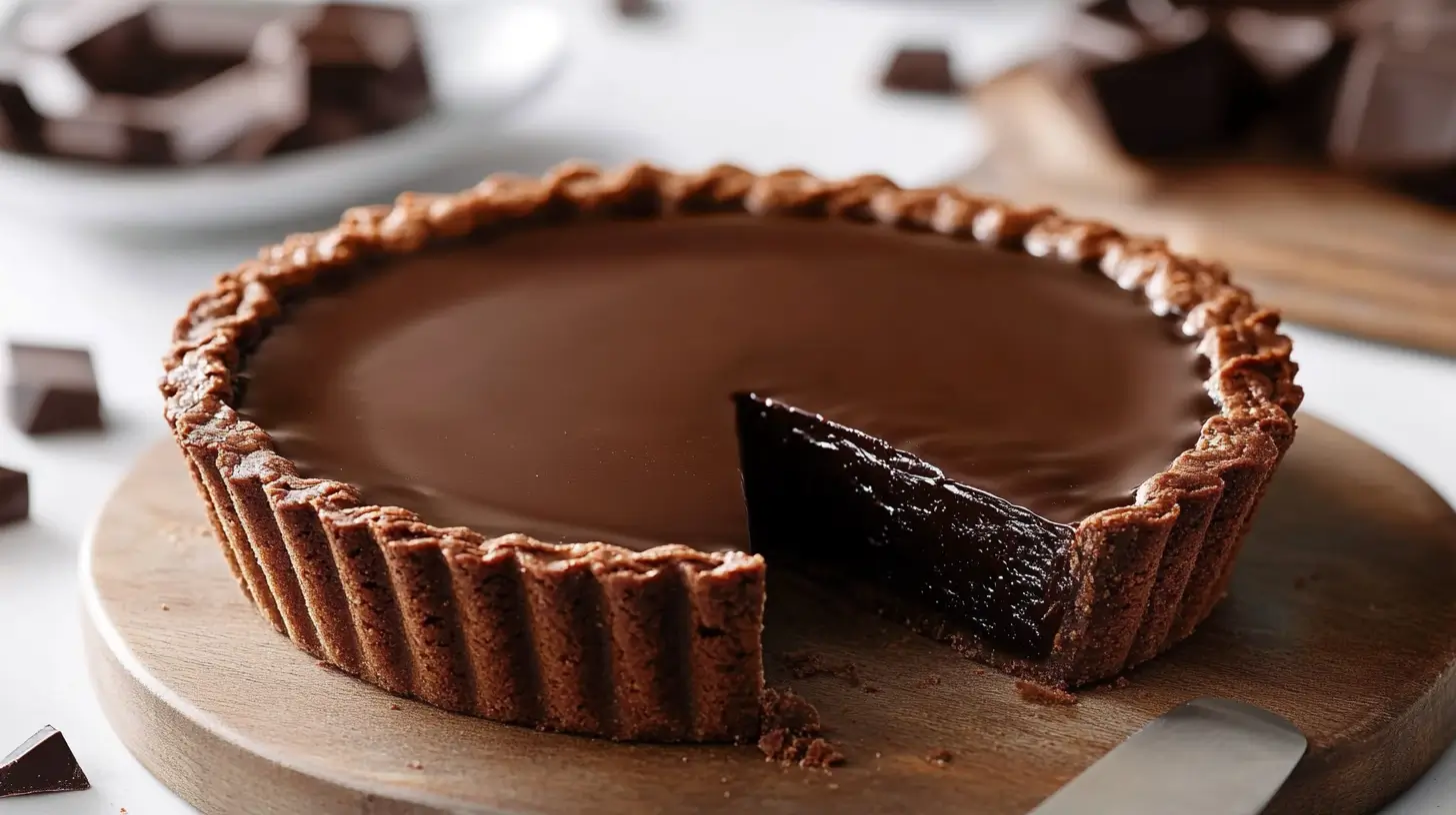 Dark Chocolate Truffle Tart