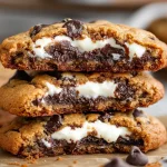 Cheesecake Stuffed Chocolate Chip Cookies