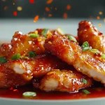 Crispy Baked Hot Honey Chicken