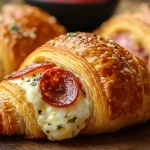 Mozzarella Pepperoni Croissant Rolls