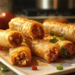 Beef Jalapeno Popper Egg Rolls