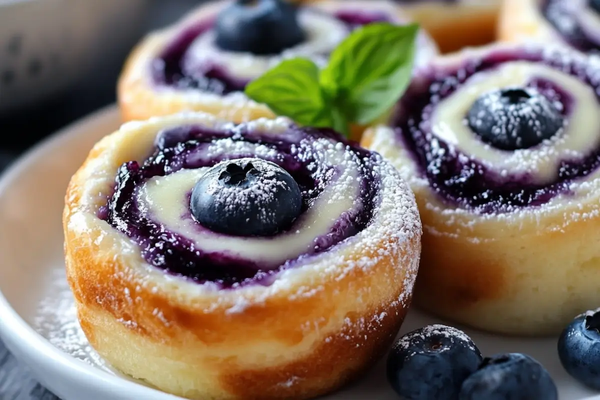 Blueberry Cheesecake Rolls