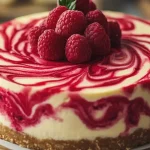 Raspberry Swirl Cheesecake
