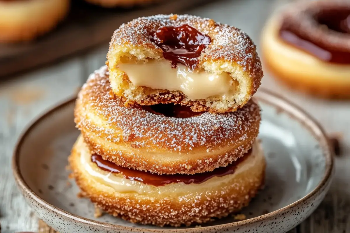 Irresistible Churro Cheesecake Donut Cookies
