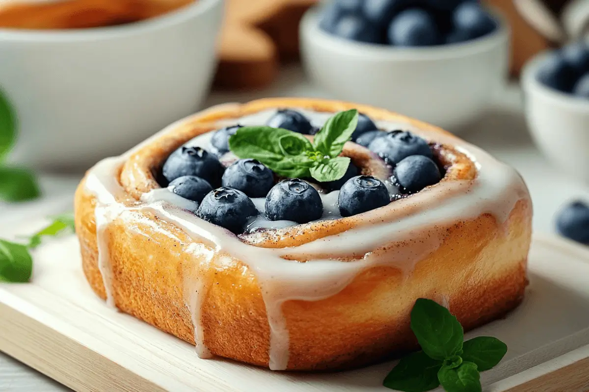 Blueberry Cinnamon Rolls