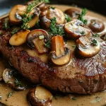 Beef Tenderloin with Savory Mushroom Sauce