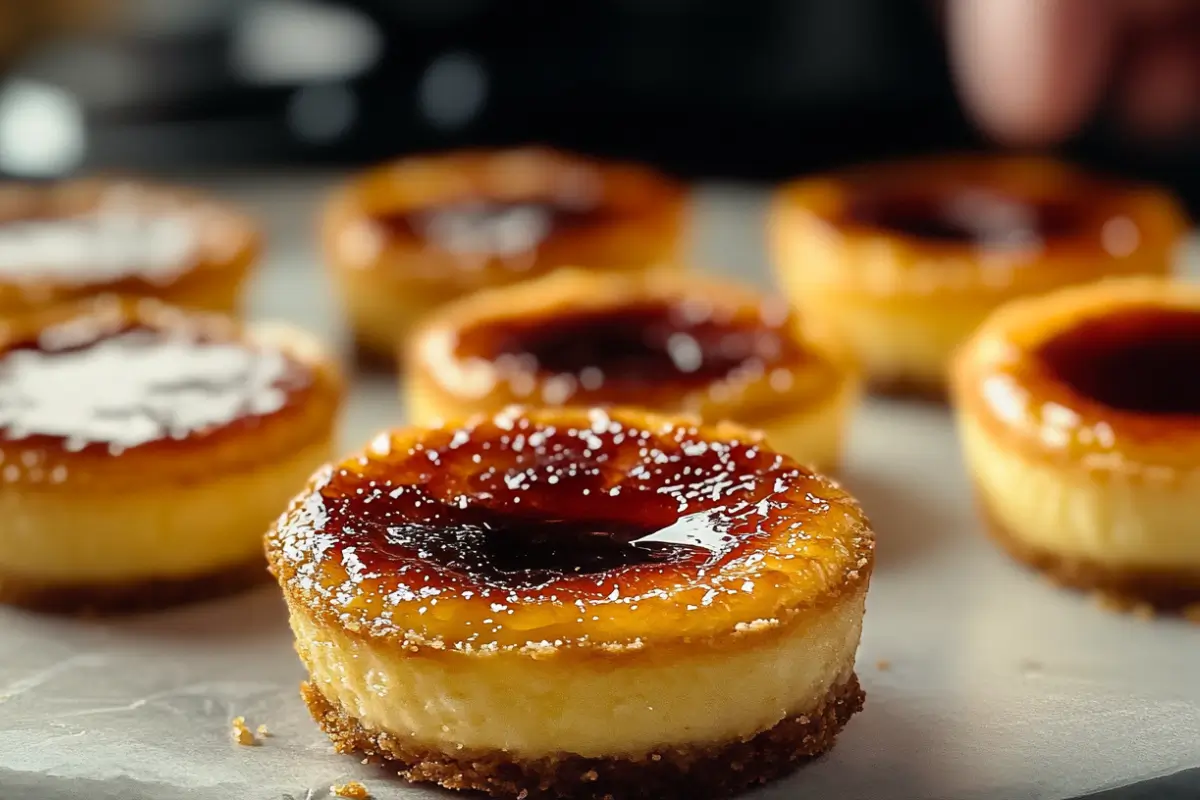 Mini Crème Brûlée Cheesecakes