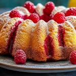 Lemon Raspberry Bundt Cake