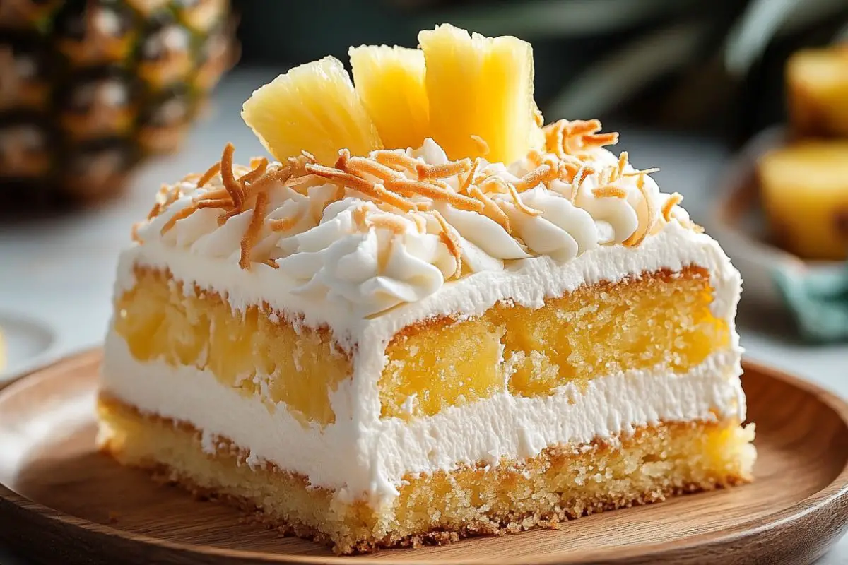 Pineapple Coconut Cake