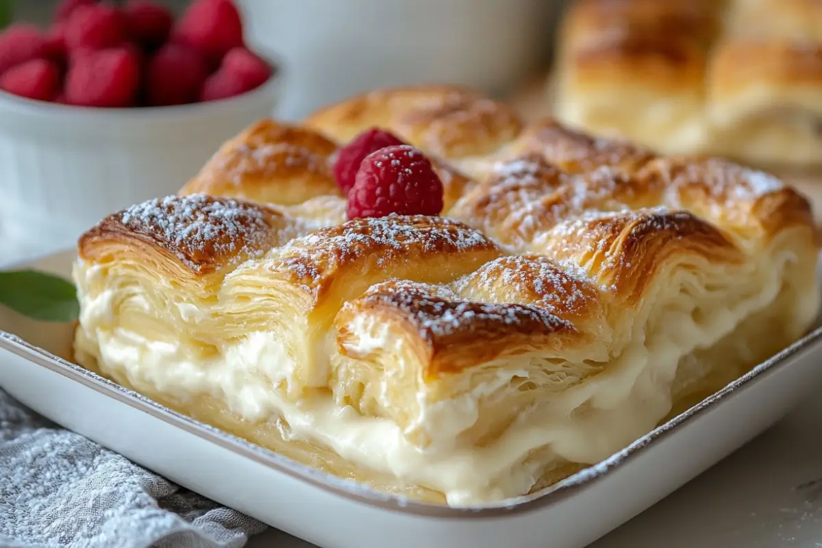 Cheesecake Crescent Rolls Casserole