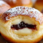 Cheesecake Stuffed Baked Doughnuts