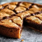 Nutella Cookie Pie