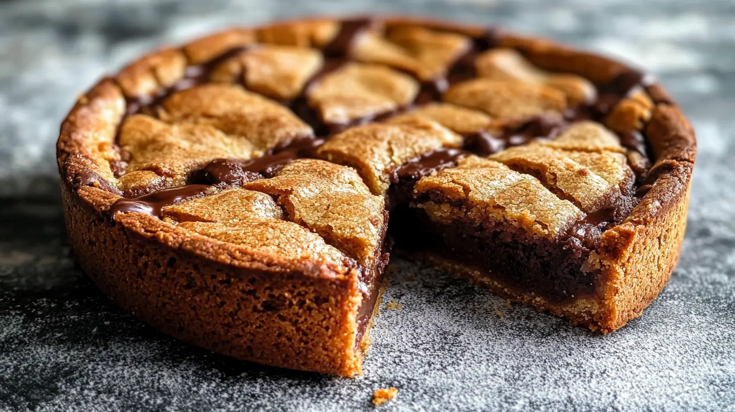 Nutella Cookie Pie