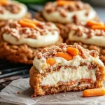 Carrot Cake Cheesecake Cookies