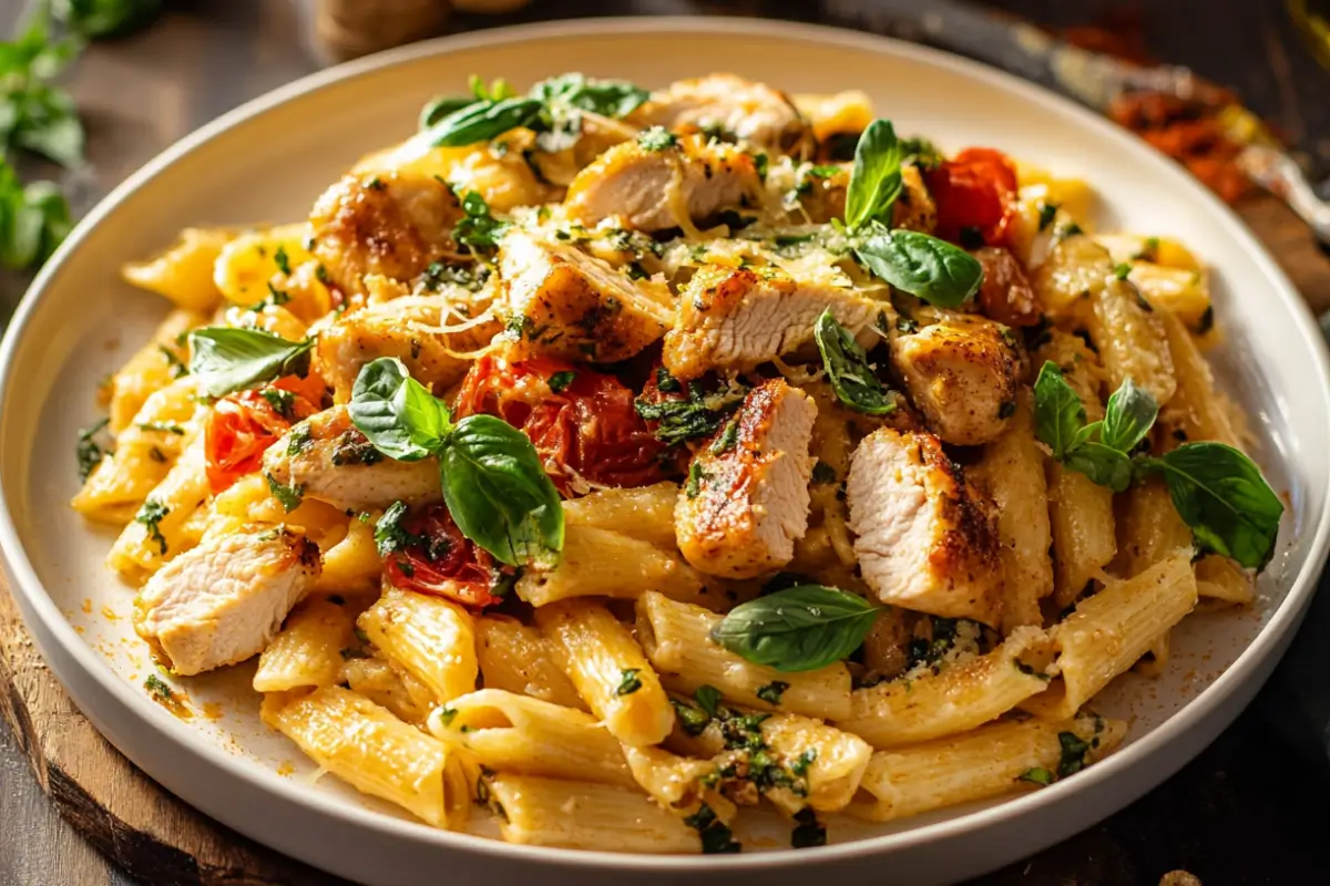 Tuscan Chicken Pasta