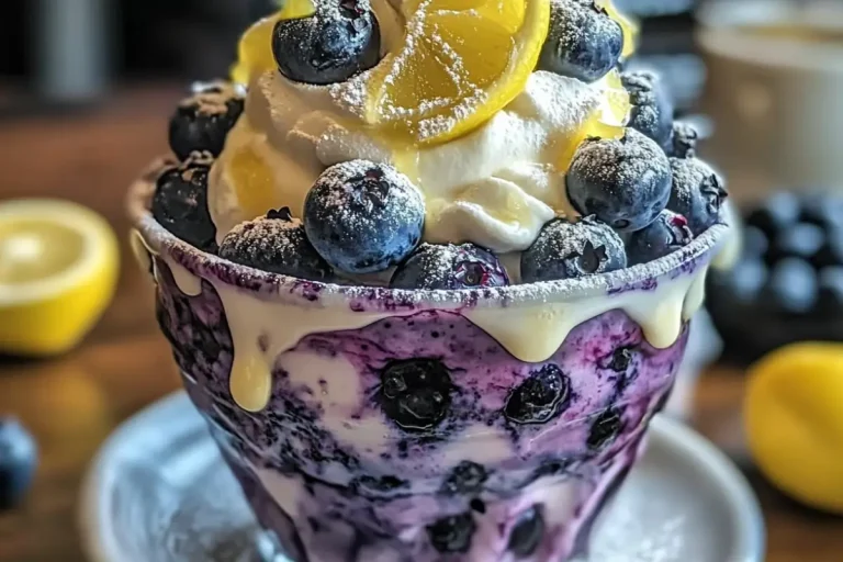 Luscious Lemon Blueberry Delight