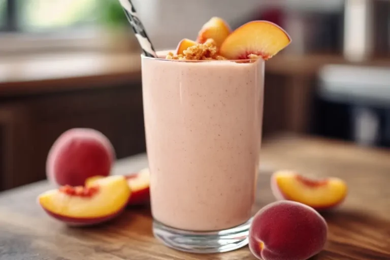 Creamy Peach Smoothie