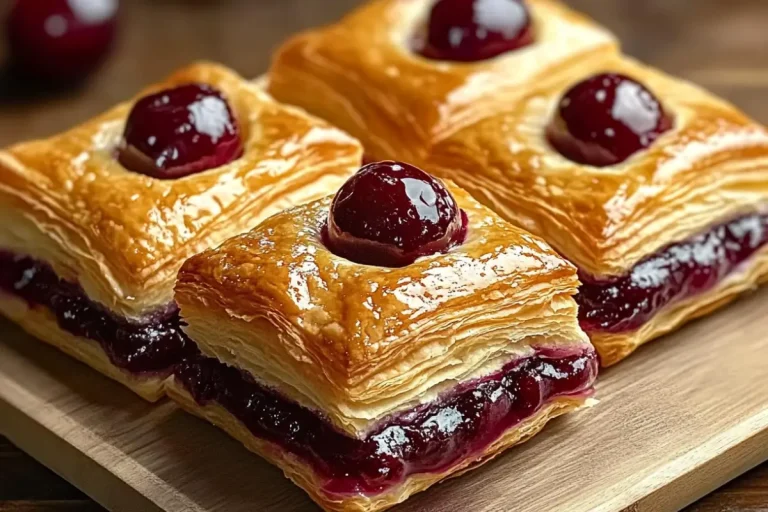 Cherry Puff Pastry Delight