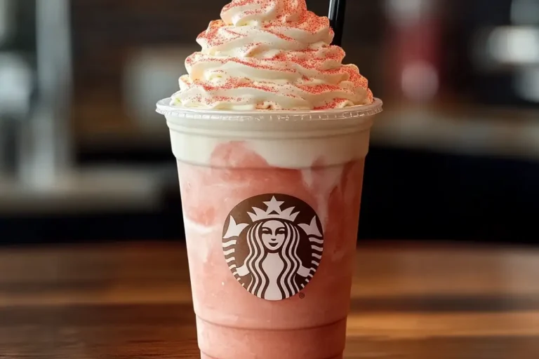 Strawberry Crème Frappuccino
