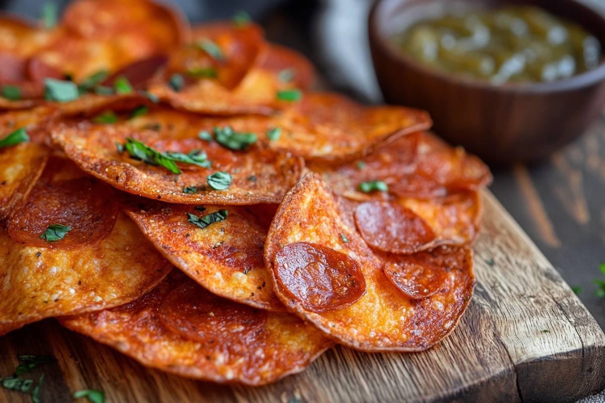2 Ingredient Pizza Chips