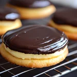 Boston Cream Pie Cookies