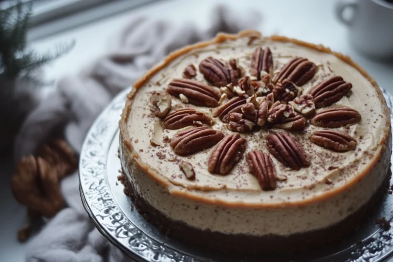 Butterscotch Pecan Cheesecake