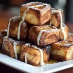 Cinnamon Roll French Toast Bites