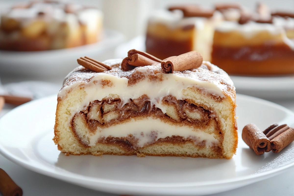 Copycat Cinnabon Cinnamon Roll Cake
