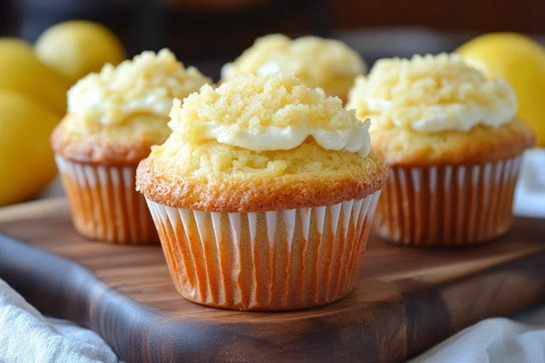 Lemon Cream Cheese Muffins