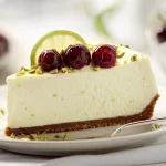 Luscious Lemon-Lime Cherry Pistachio Cheesecake