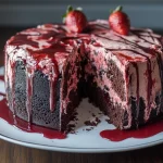 Strawberry Earthquake Cake