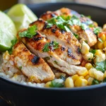 Street Corn Chicken Rice Bowl