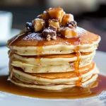 Vanilla Toffee Caramel Pancakes