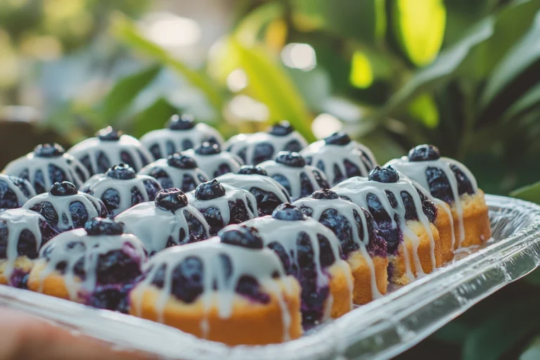 Wild Blueberry Coffee Cake Danishes