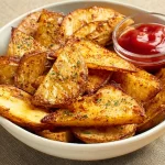Air Fried Potato Wedges