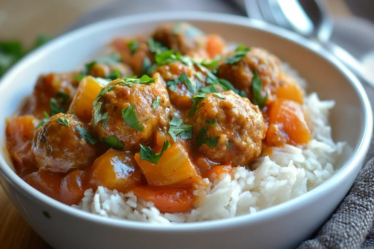 Asian Crockpot Meatballs