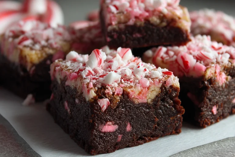 Candy Cane Brownies