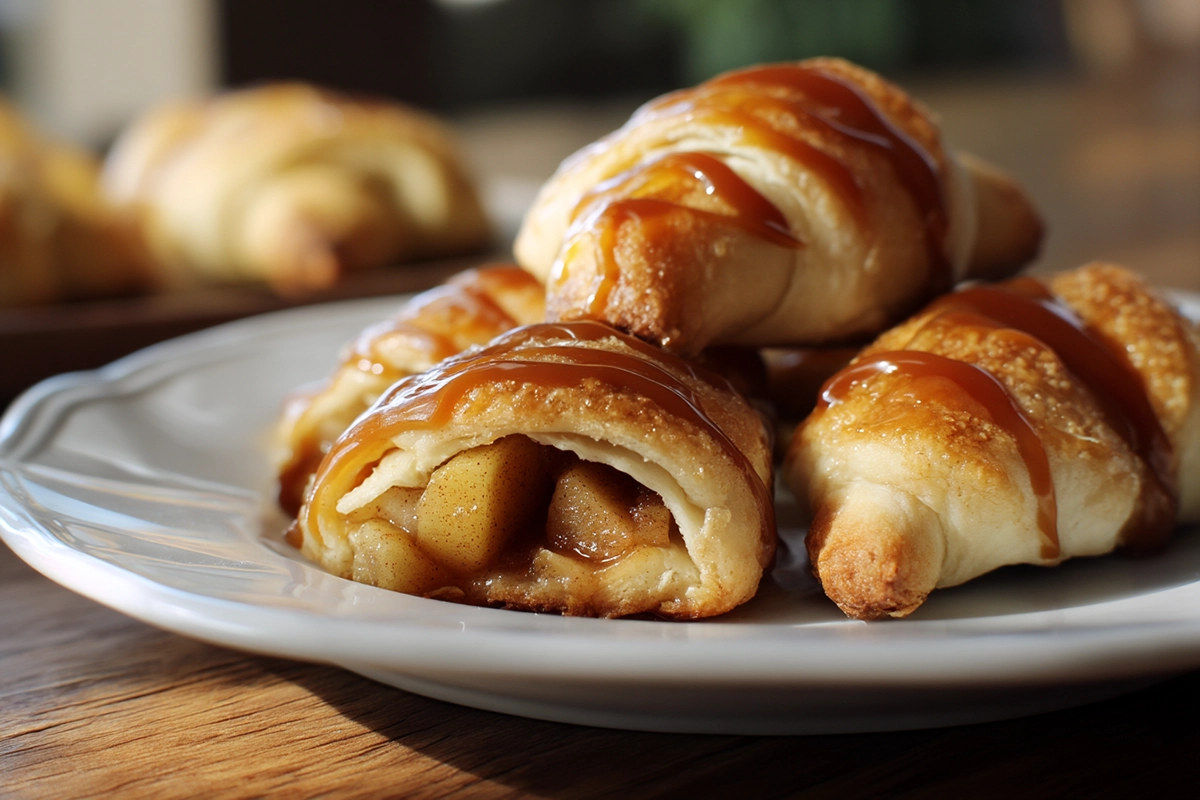 Caramel Apple Pie Crescent Rolls