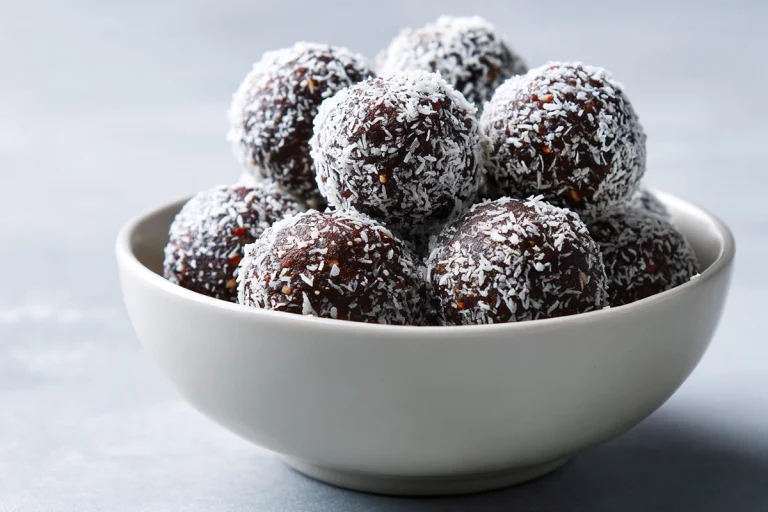 Chocolate Cherry Coconut Truffles